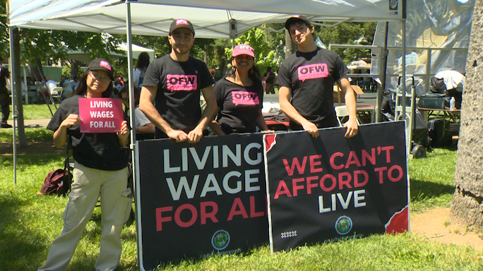 Advocates at California Capitol push for raising minimum wage - Vimarsana News