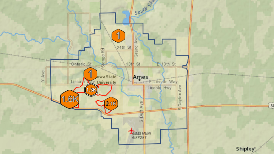Lightning strike causes power outage in Ames - Vimarsana News