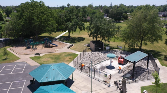 Construction begins on new splash pad at Del Paso Heights park - Vimarsana News
