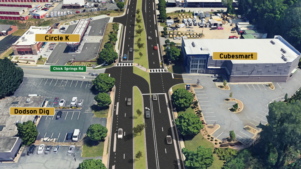 Greenville releases initial plans to improve Wade Hampton Blvd. - Vimarsana News
