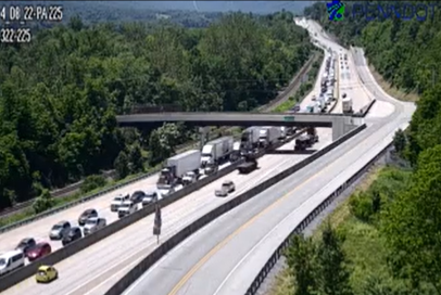 Traffic backs up due to multi-vehicle crash on Route 22/322 in Dauphin ...