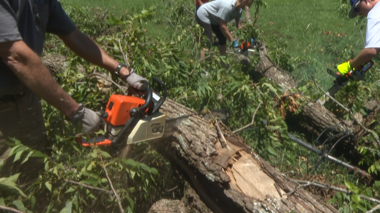 Debris cleanup continues across Benton County - Vimarsana News
