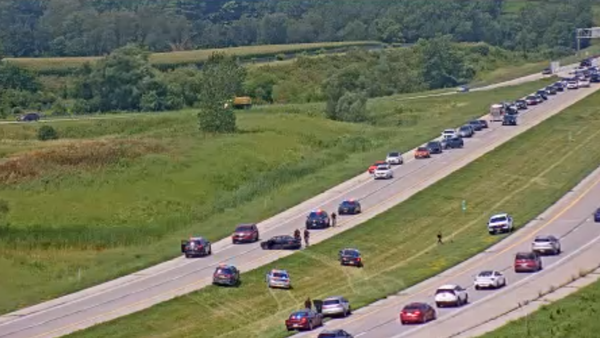 highway 5 in iowa after a pursuit