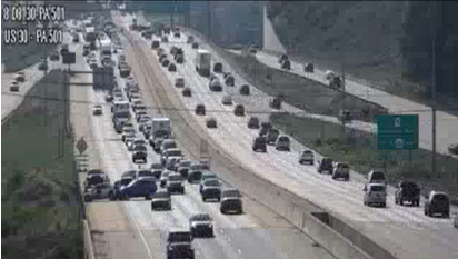 Crews are on the scene of a multi-vehicle crash in Lancaster County, PA