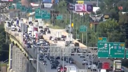 Multi-vehicle crash blocks Interstate 83 in Dauphin County, Pa.