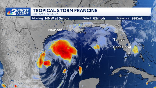 tropical storm francine