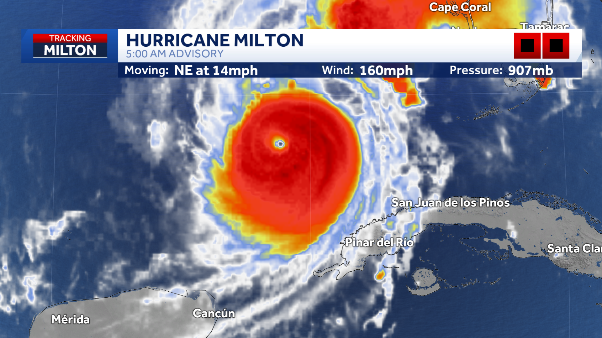 Astronaut Shares Timelapse Of Hurricane Milton From Space