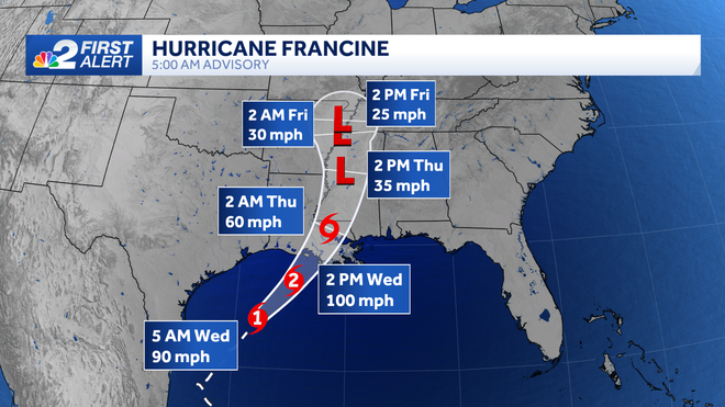 hurricane francine
