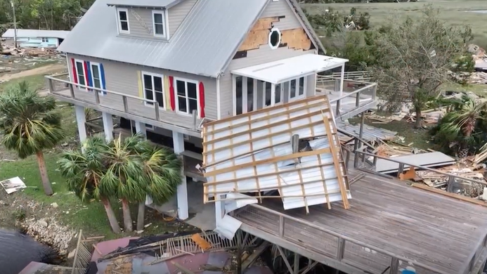 Floridians continue cleanup after Hurricane Helene