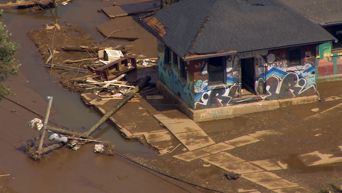 Aerial videos show Helene aftermath in North Carolina