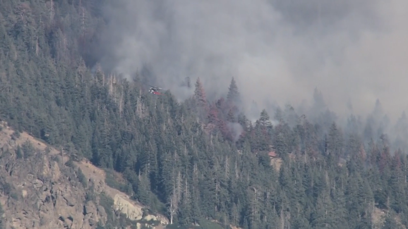 Peak Fire: Vegetation fire spreads through Stanislaus National Forest in Tuolumne County