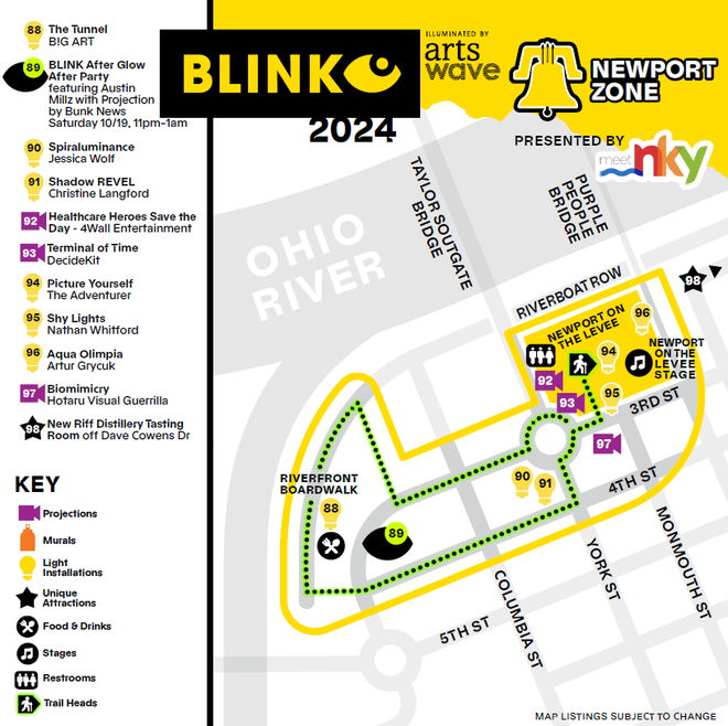 BLINK Cincinnati Map shows 80+ installation's for nation's largest