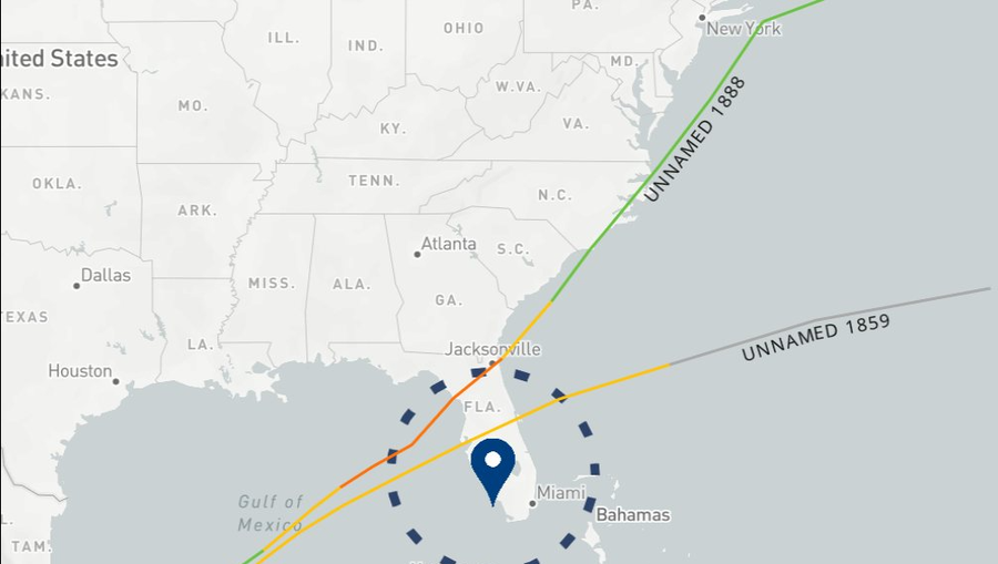 Hurricane Milton on rare path as it barrels toward Florida