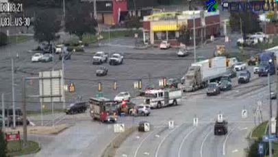 Two-vehicle crash blocks Route 30 intersection in York County, Pa.