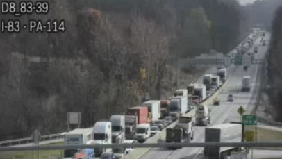 Interstate 83 crash sends 1 person to hospital in York County, Pa.