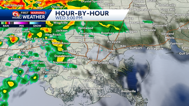 Tracking the chance of rain overnight