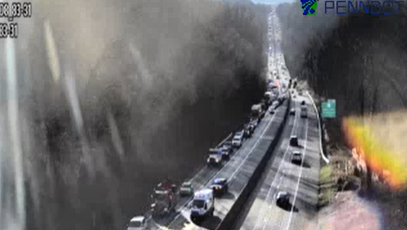 Traffic backed up several miles after Interstate 83 crash in York ...
