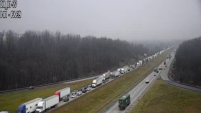 Massive backup following tractor-trailer crash on Interstate 81 in ...