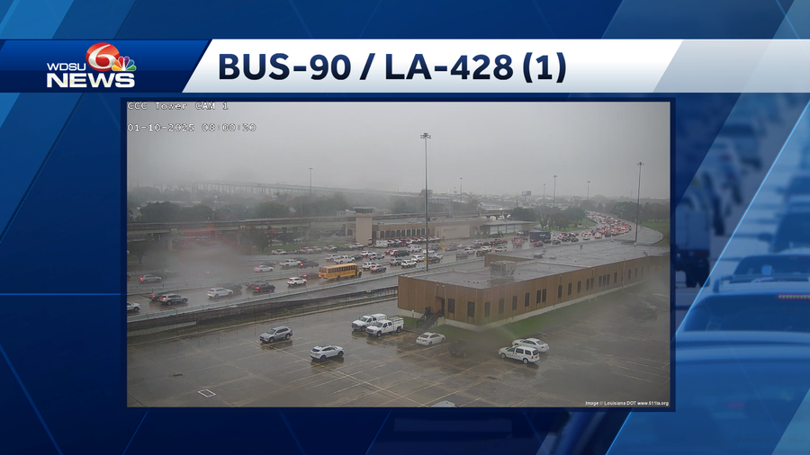 Wet roads impacting Friday morning commute