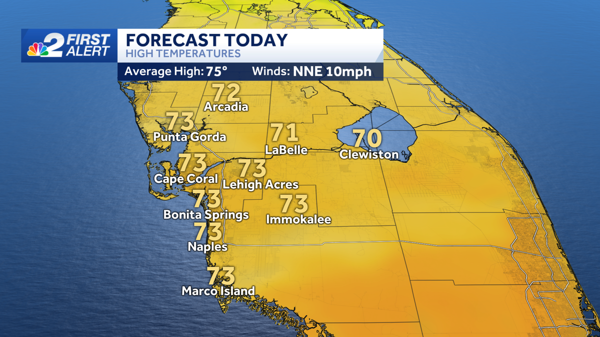 Cooler air and sunnier spells for the Gulf Coast