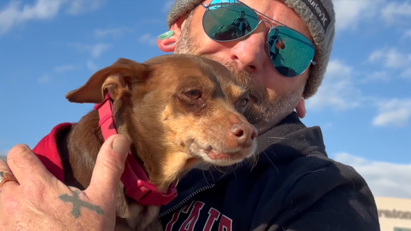 man reunites with owner after 8 years