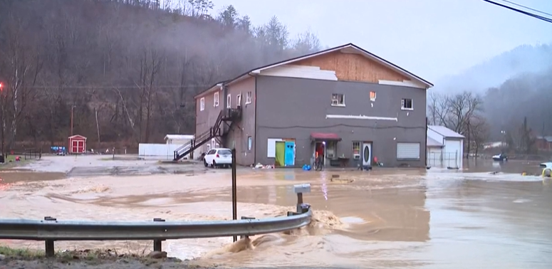 Heavy rain pounds Kentucky, causing flash flooding and water rescues