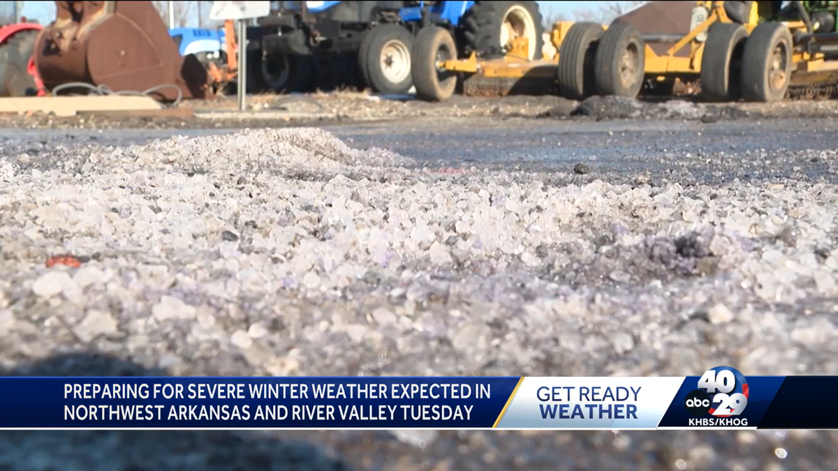 Preparing Arkansas roads and homes for extreme cold