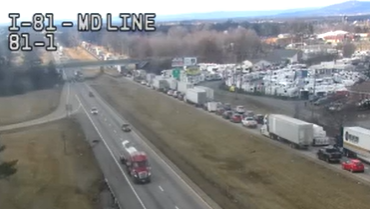 Maryland crash causes delays on Interstate 81 in Franklin County, Pa.