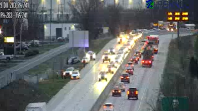 Route 283 Route 283 crash causes delays in Lancaster County, Pa.