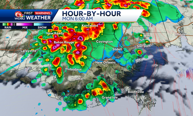 New Orleans weather forecast when will it rain end rain chances