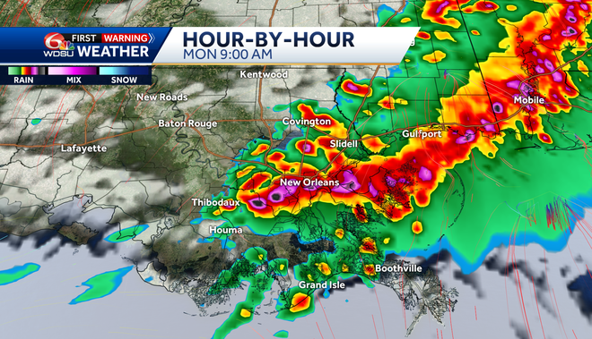 New Orleans weather forecast when will it rain end rain chances
