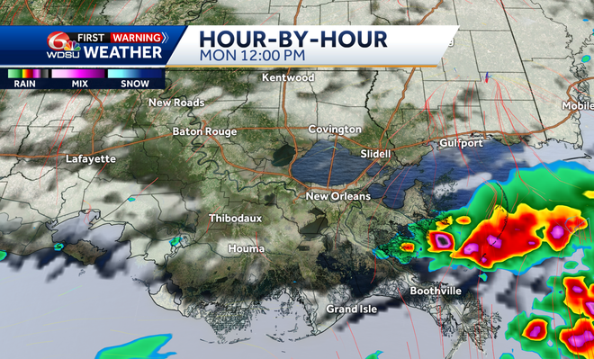 New Orleans weather forecast when will it rain end rain chances