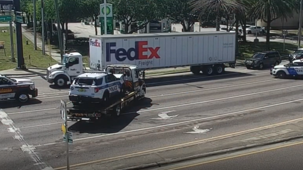 Orlando police patrol car involved in Orange County crash
