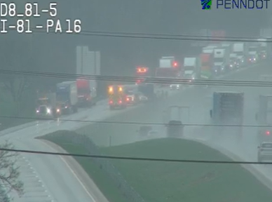 Tractor-trailer crash shuts down stretch of Interstate 81 in Franklin ...