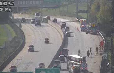 Heavy backup increasing following Route 283 collision in Lancaster ...
