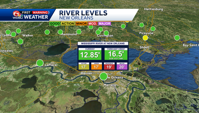 Mississippi River rises, Army Corps to practice opening spillway