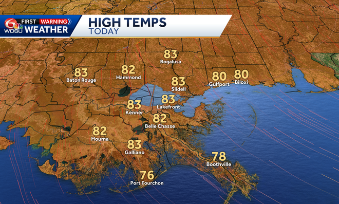 Warm, muggy week ahead with increased rain chances