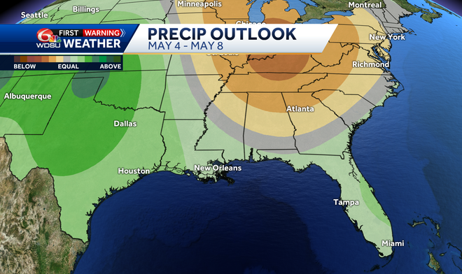 Hot week ahead as rain chances creep back in late week