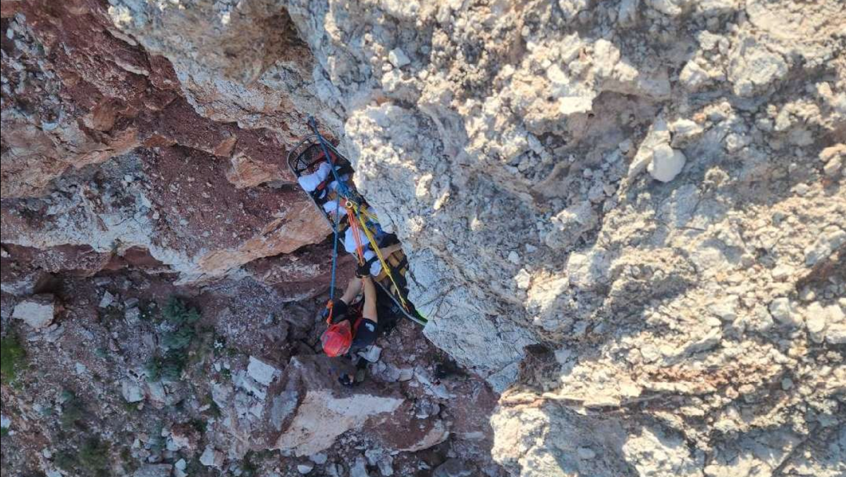 Woman rescued after fall at Bottomless Lakes State Park