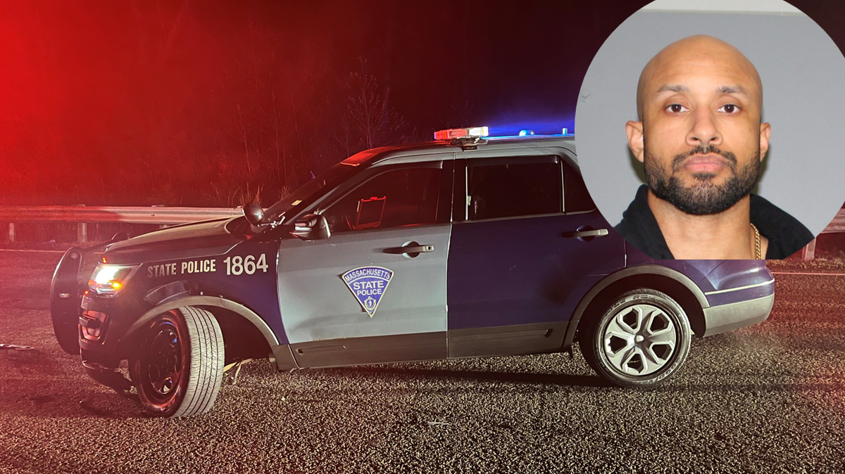 Drunk Driver Hits Massachusetts State Police Cruiser
