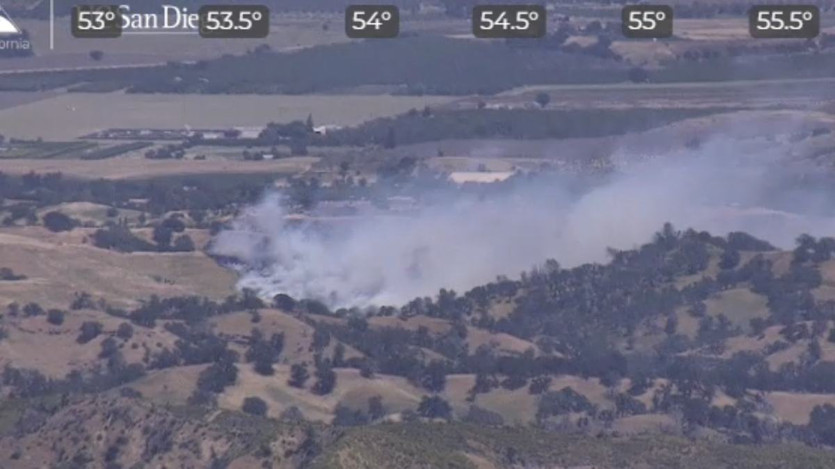 Putah Fire: Firefighters respond to vegetation fire near Winters