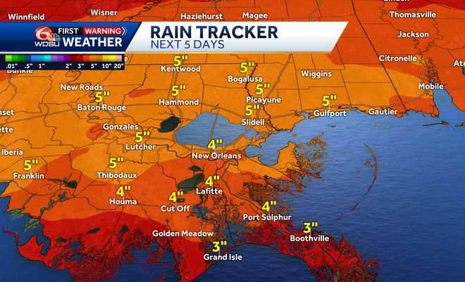 Alert Day: Flash flooding, heavy rain, strong storms for New Orleans