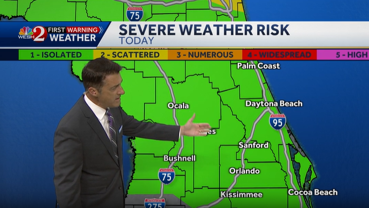 Hail, damaging winds possible Thursday in Central Florida