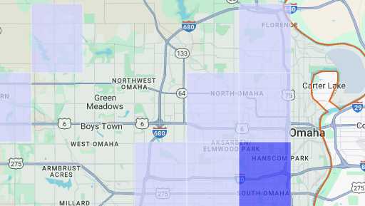 OPPD power outages reported in Douglas County