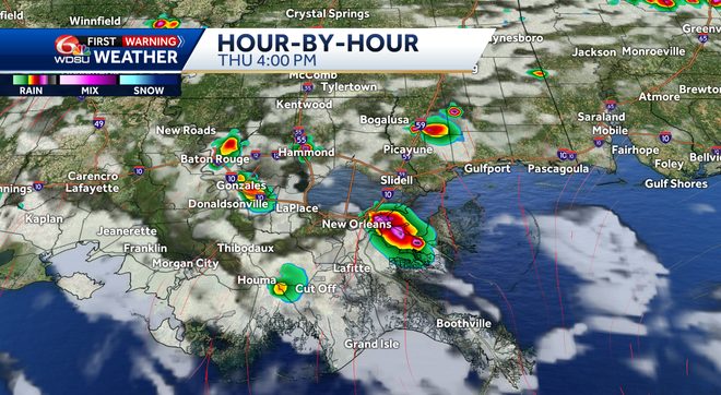 Feeling like 110 plus more afternoon storms in your New Orleans forecast
