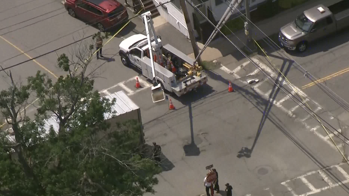 City worker seriously injured after falling out of bucket truck in Mass.