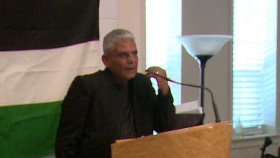 Palestinian activist is a proponent of nonviolence