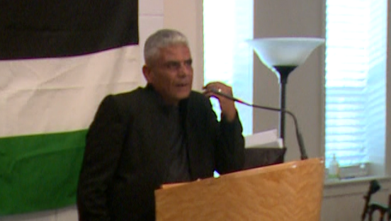 Palestinian activist is a proponent of nonviolence