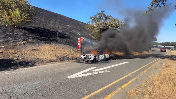 Crews stop Cherry Fire burning along I-80 in Vacaville