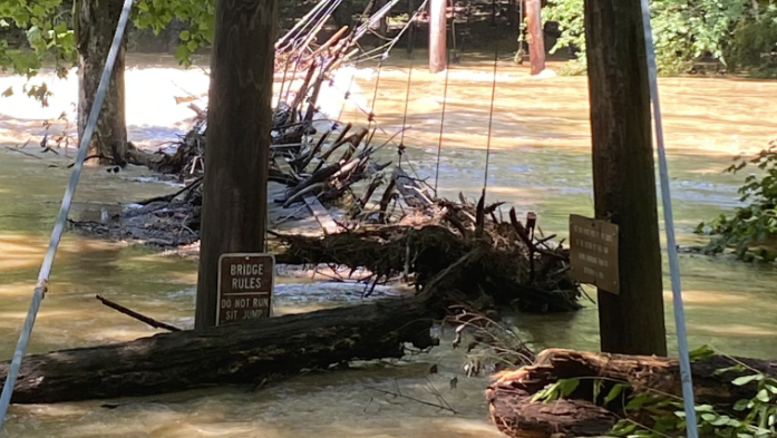 Several North Carolina state parks closed due to flooding from deadly Chantal